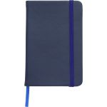 A5-ös jegyzetfüzet puha PU borítással, kék (3076-05CD)