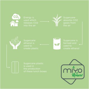 MIYO Renew teldoboz, fehr/szrke (manyag konyhafelszerels)