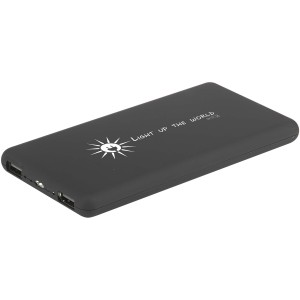 SCX P30 8000 mAh napelemes powerbank, fekete (powerbank)